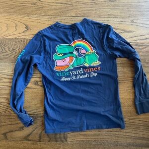 Boys’ Vineyard Vines St. Patrick’s Day LS Tee - Size Medium